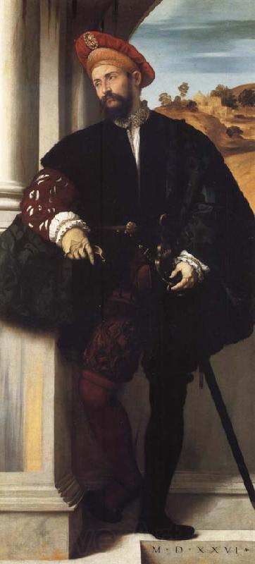 MORETTO da Brescia Portrait of a man